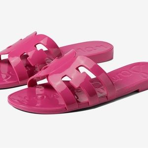 Sam Edelman Bay Jelly Slides!  Pink size 5